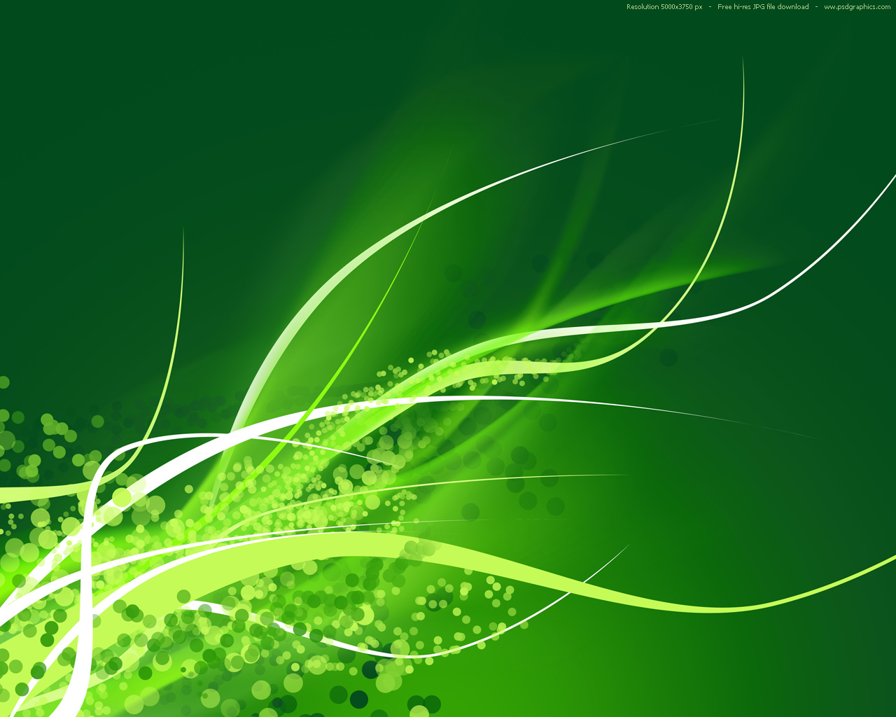 Cool Green Abstract Background Designs