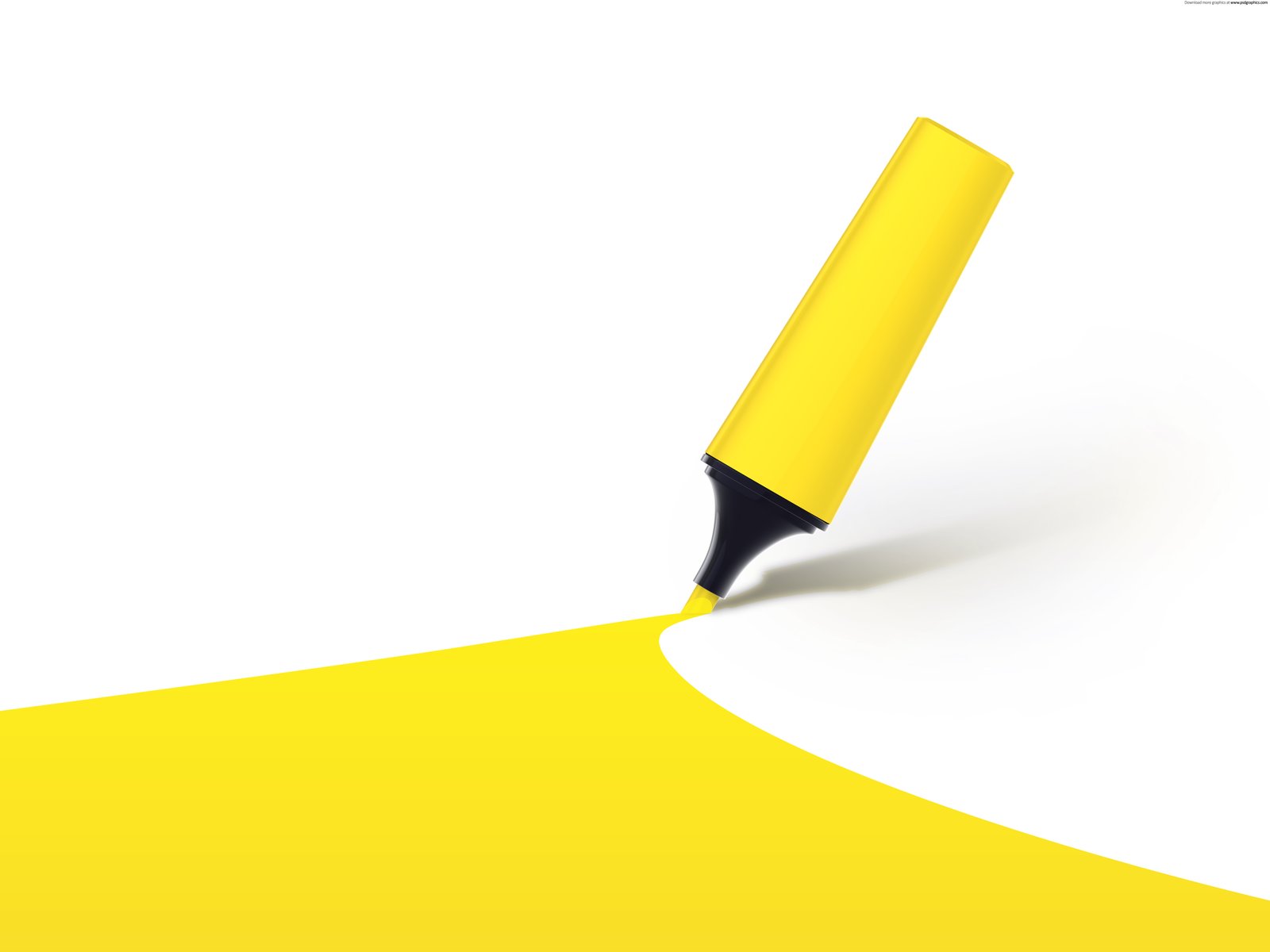 clipart yellow highlighter - photo #10