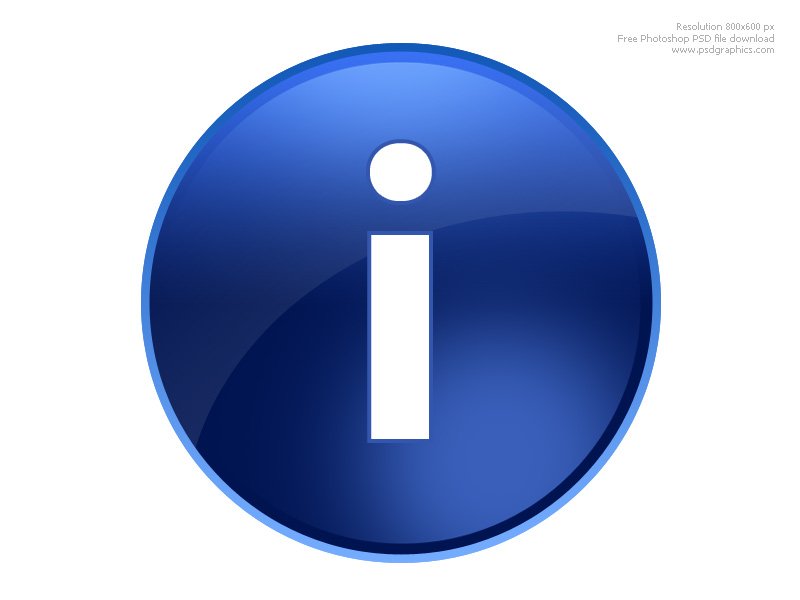 INFO icon | PSDGraphics