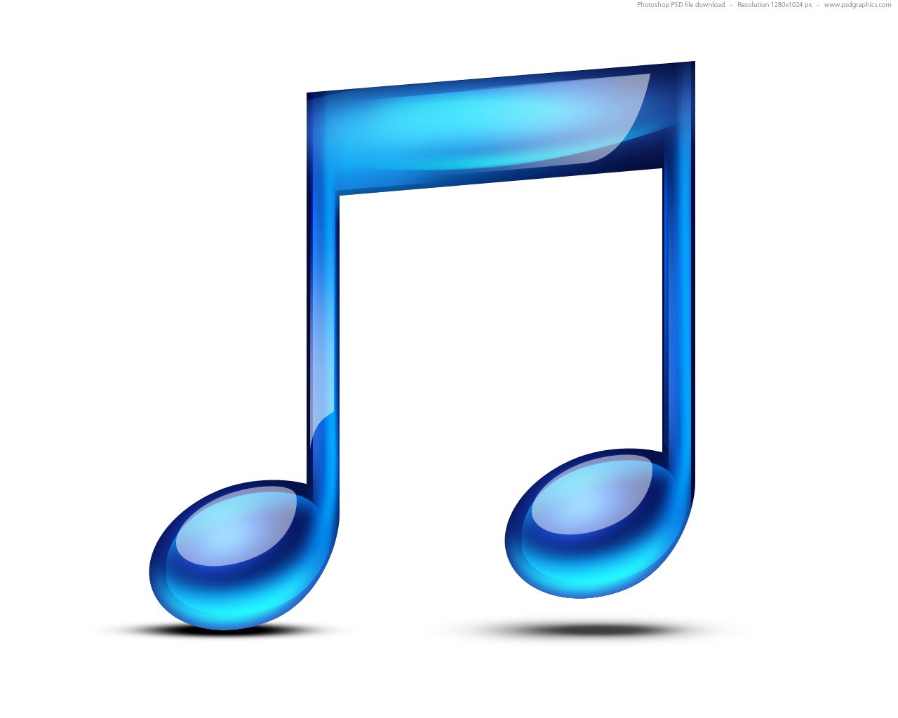 Full size JPG preview: Music note icon
