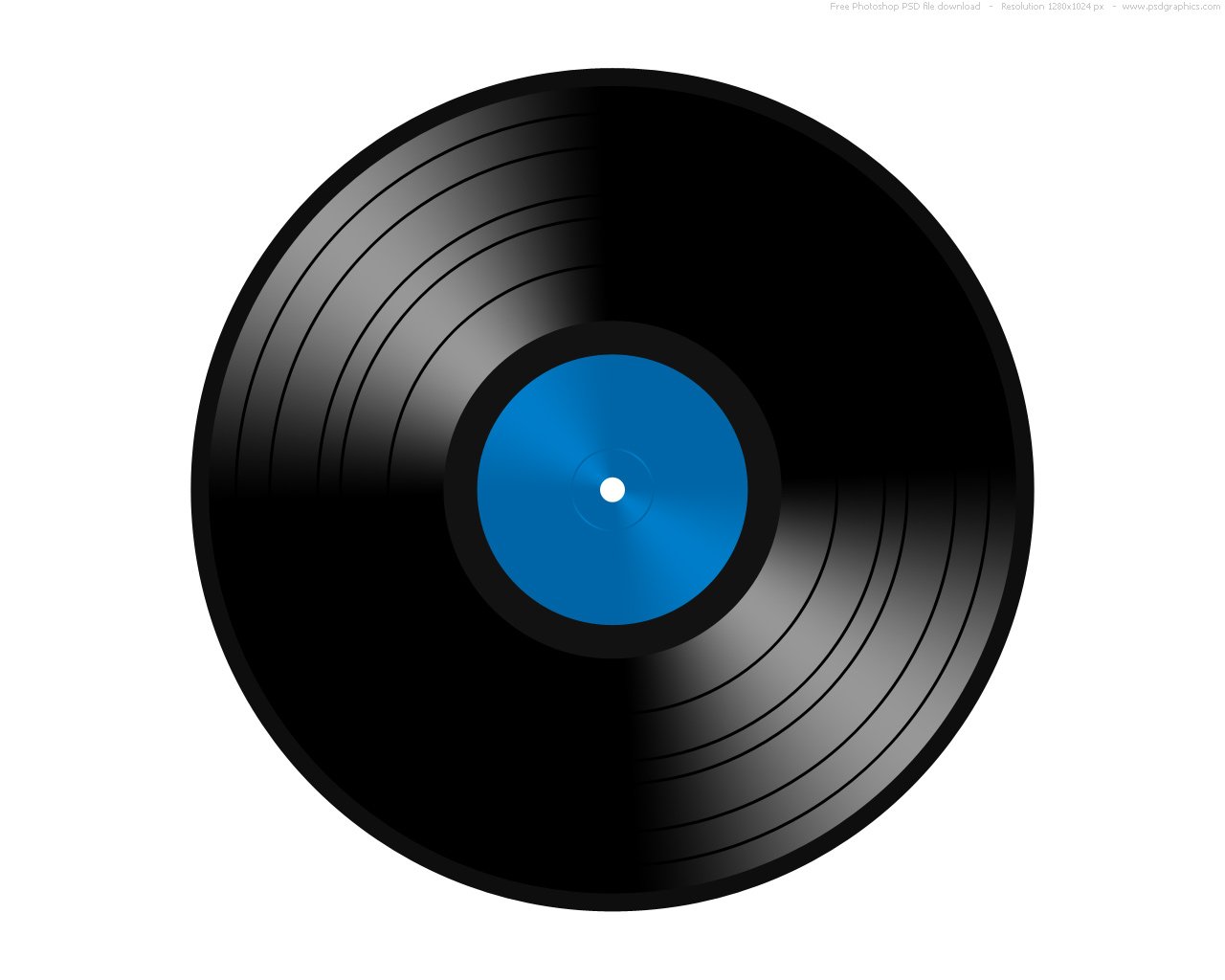 PSD vinyl record icon | PSDGraphics