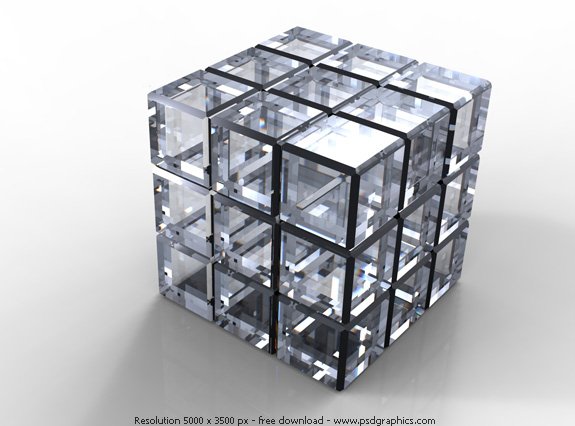 crystal wallpapers. Crystal cube background
