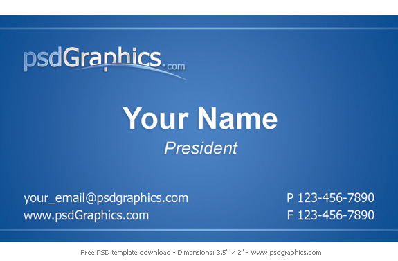 business card template outline