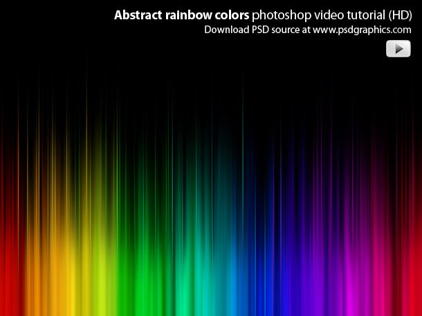 colors of rainbow. rainbow-colors-photoshop-