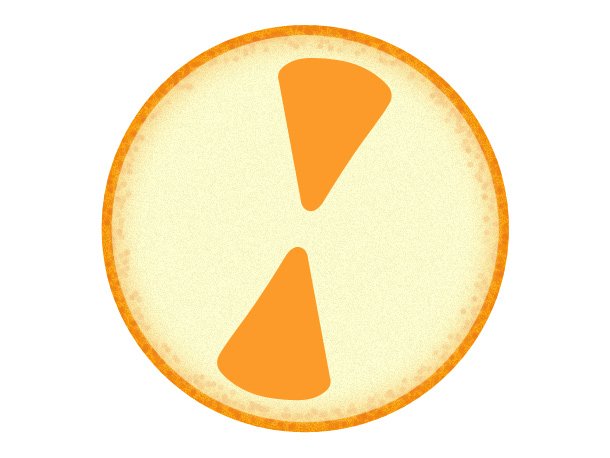 duplicate orange shape