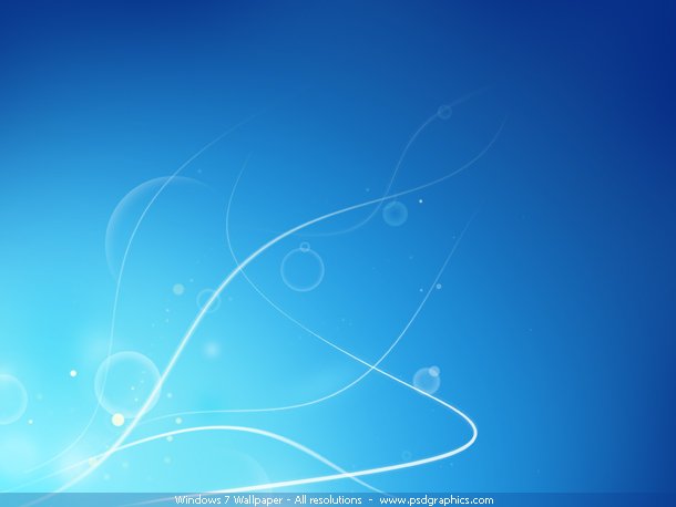 free abstract wallpaper. Abstract blue theme Windows 7