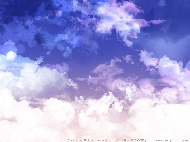 For more sky backgrounds check the grunge sky background, and blue sky 