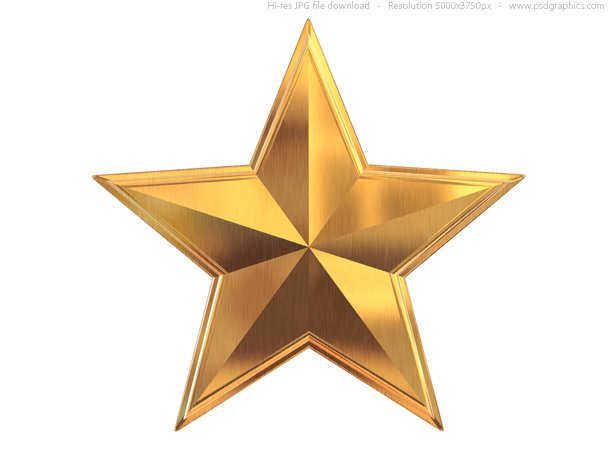 gold star award. gold star