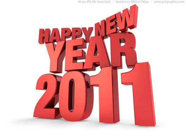 Happy New Year 2011 and Year 2011 conceptual backgrounds for your design 