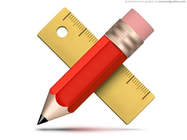 pencil ruler icon