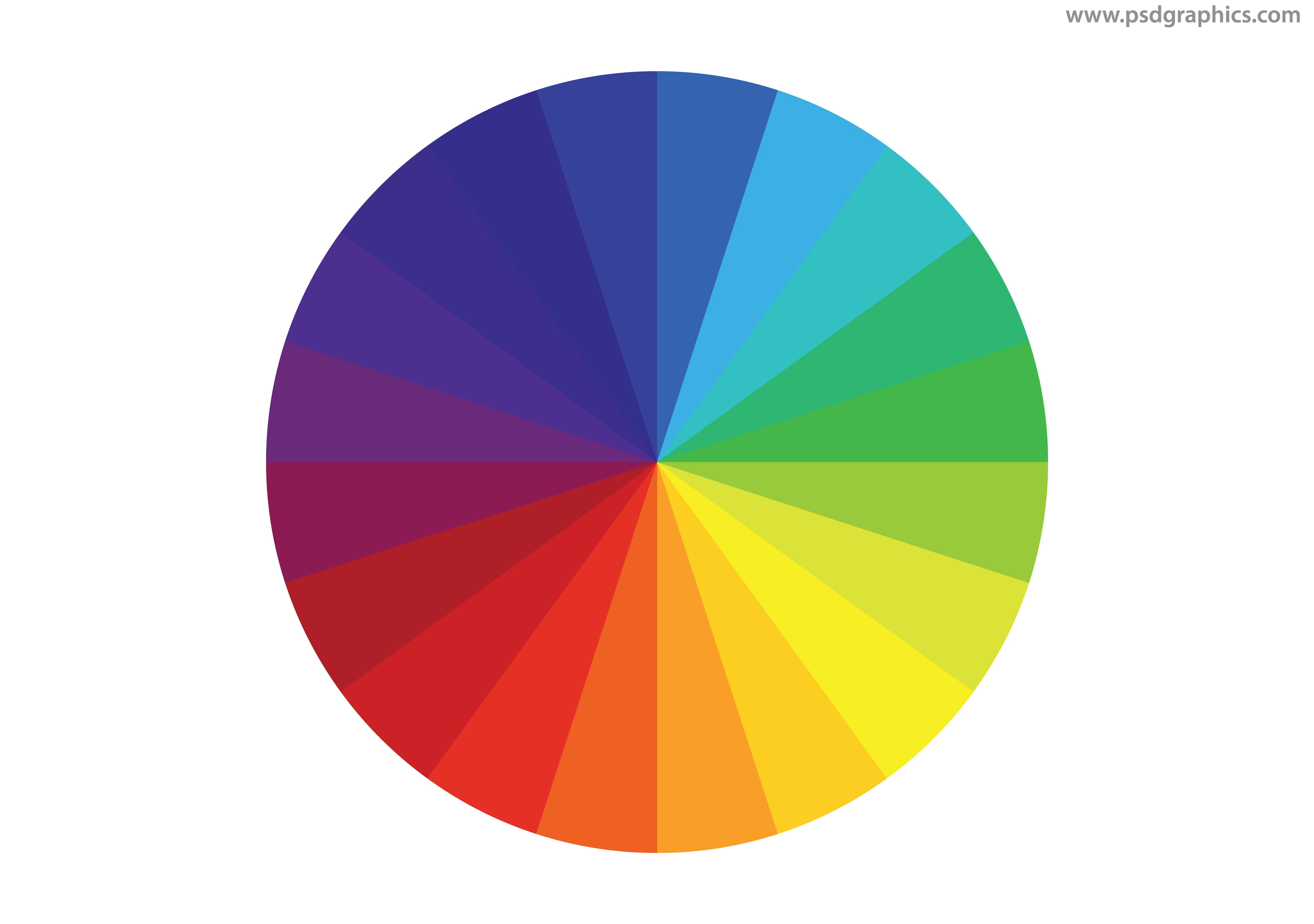 Color Wheel Black Background