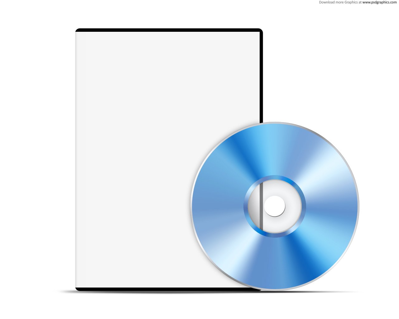 Skibform Squeak aflevere Blank white case with DVD, PSD web template | PSDgraphics