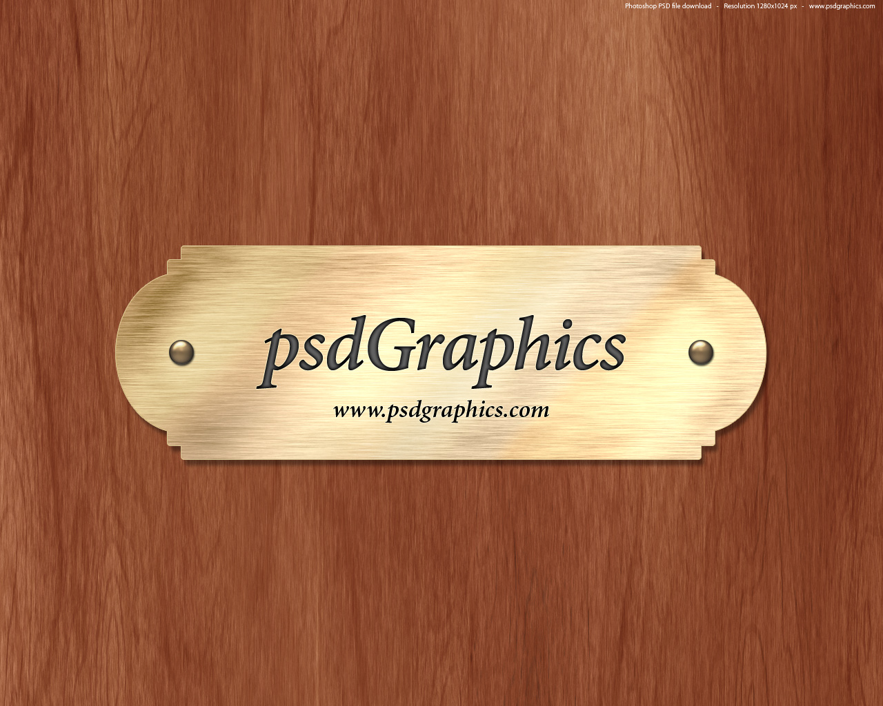 Metal Plate Mockup - Free Vectors & PSDs to Download