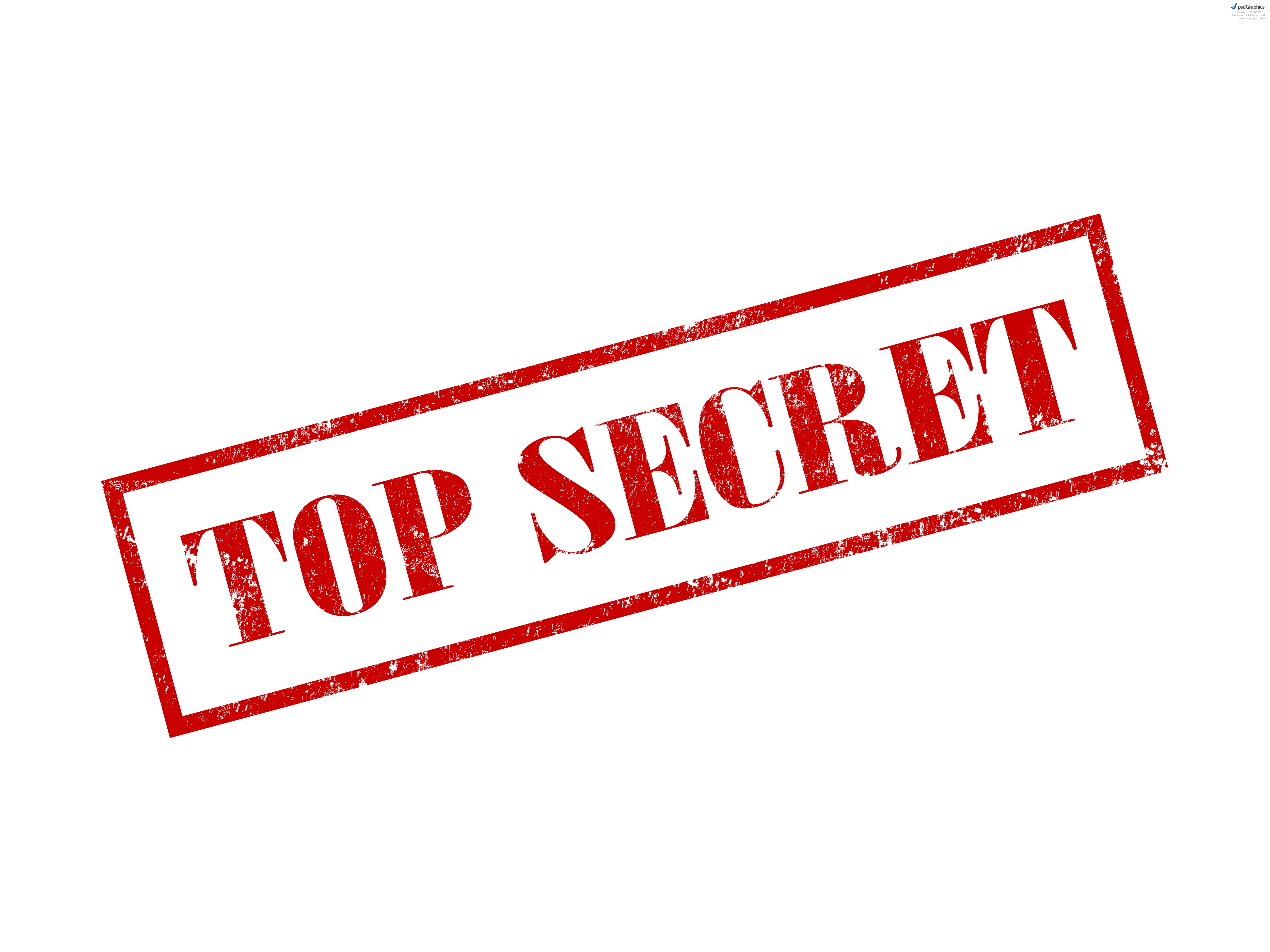 Top Secret Stamp And Envelope Psdgraphics