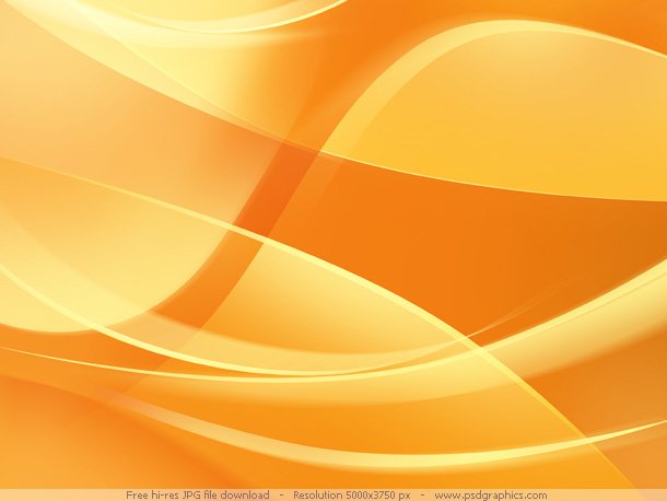 orange waves