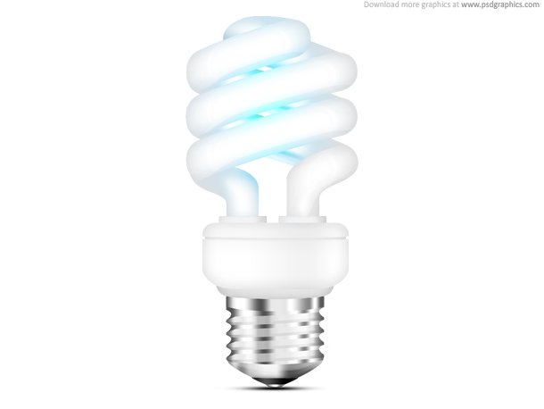 fluorescent light bulb