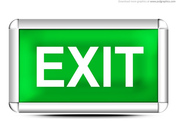 exit sign