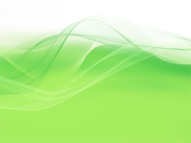 Green wavy design