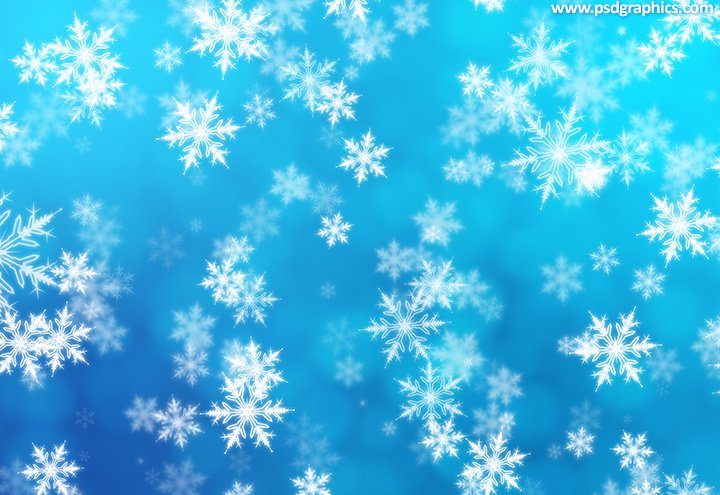 Winter background (with animation) - PSDgraphics