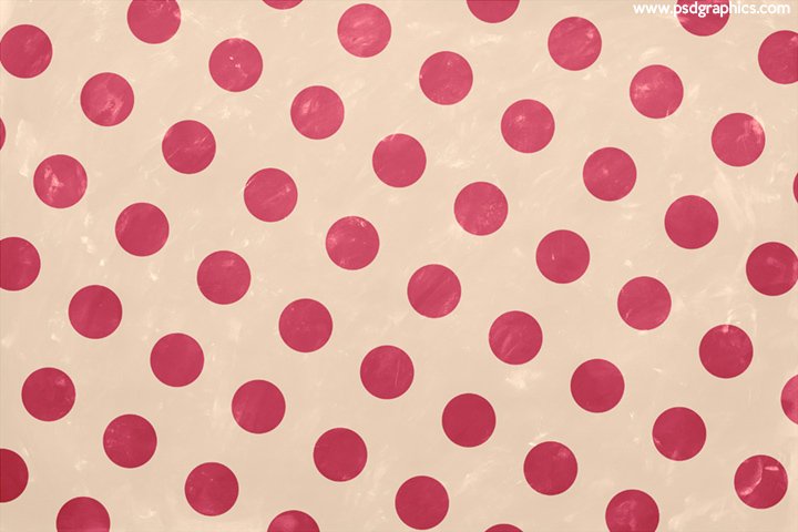 Pink dots pattern