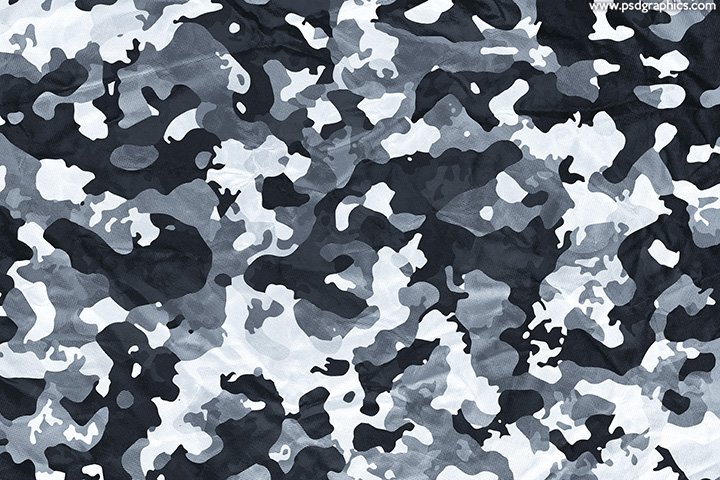 Black white camouflage