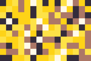 Yellow pixel pattern - PSDgraphics